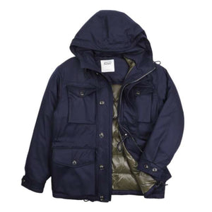 [PRE-ORDER DEPOSIT FW22] Hooded field jacket in VBC waterproof wool flannel