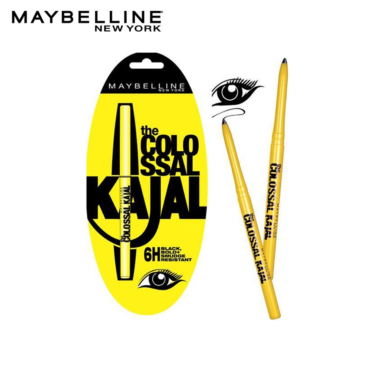Maybelline - The Colossal Kajal - Black – Makeup City Pakistan