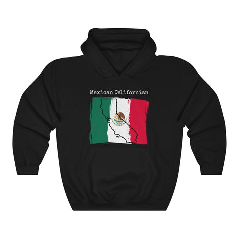 black Mexican Californian Unisex Hoodie - Mexican Pride, California Style