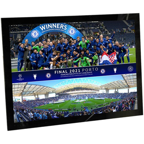 Chelsea Gift Champions League Winning Framed Picture