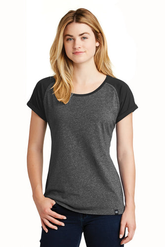 New Era® Ladies Heritage Blend 3/4-Sleeve Baseball Raglan Tee