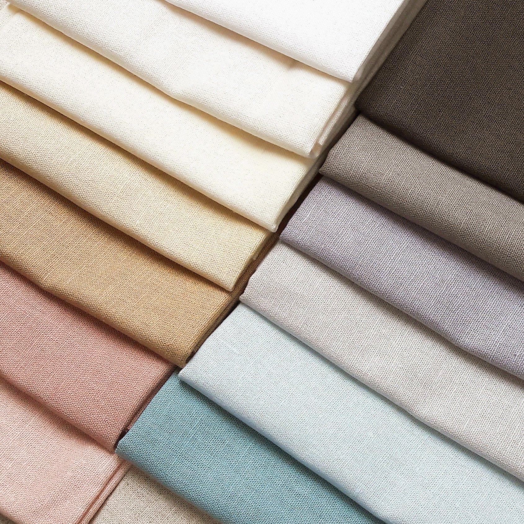 Essex Linen Fabric Pack ~ Pastel – Billow Fabrics