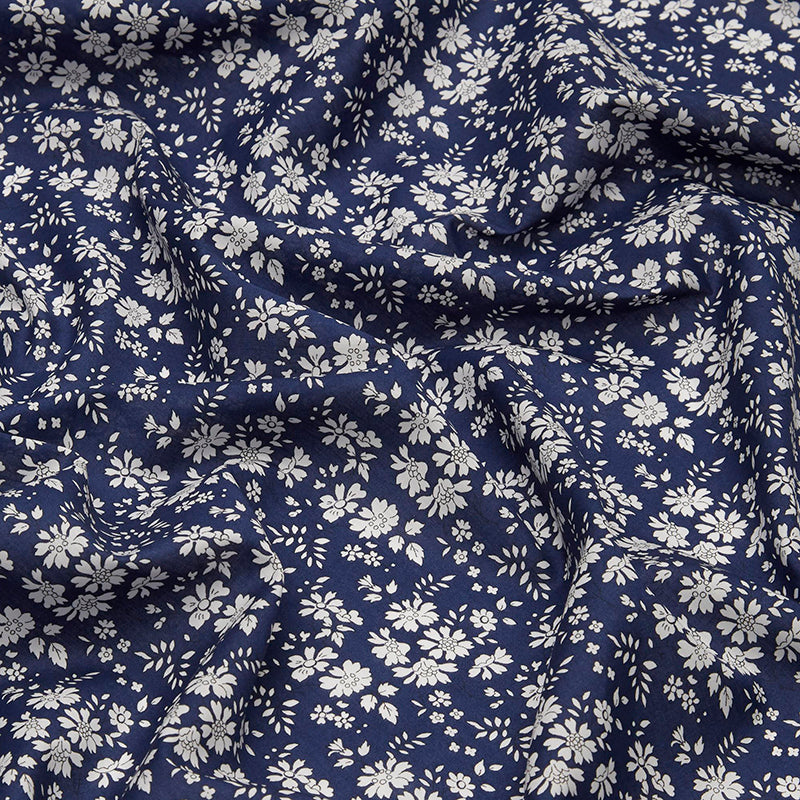 Liberty ~ Capel A40 Navy Blue – Billow Fabrics