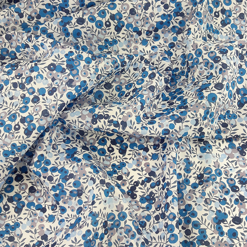 Liberty Fabrics ~ Wiltshire T Dark Blue – Billow Fabrics