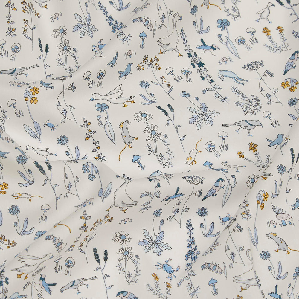 Liberty ~ Theo F Blue – Billow Fabrics