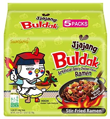 Samyang Jjajang Buldak Artificial Spicy Chicken Flavor Ramen