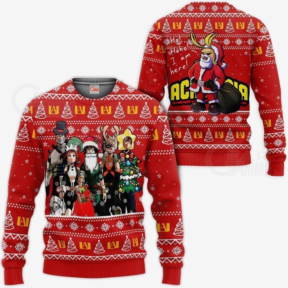 christmas anime sweaters