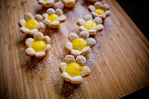 lemon curd daffodil tart recipe