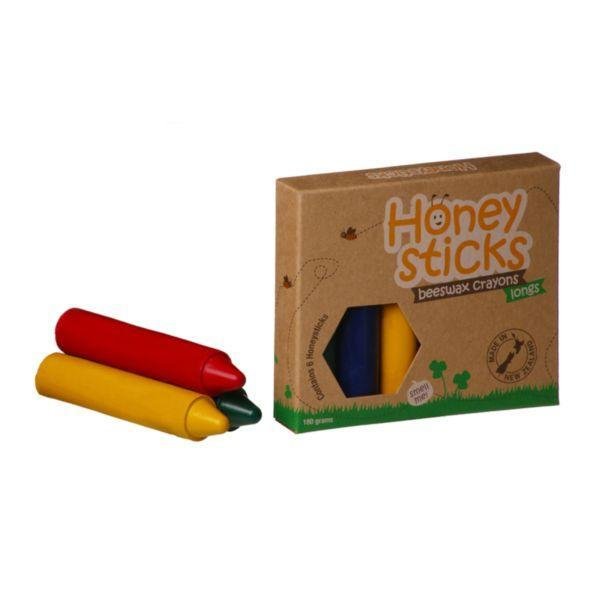 Honeysticks Thins 8-Pack Beeswax Crayons