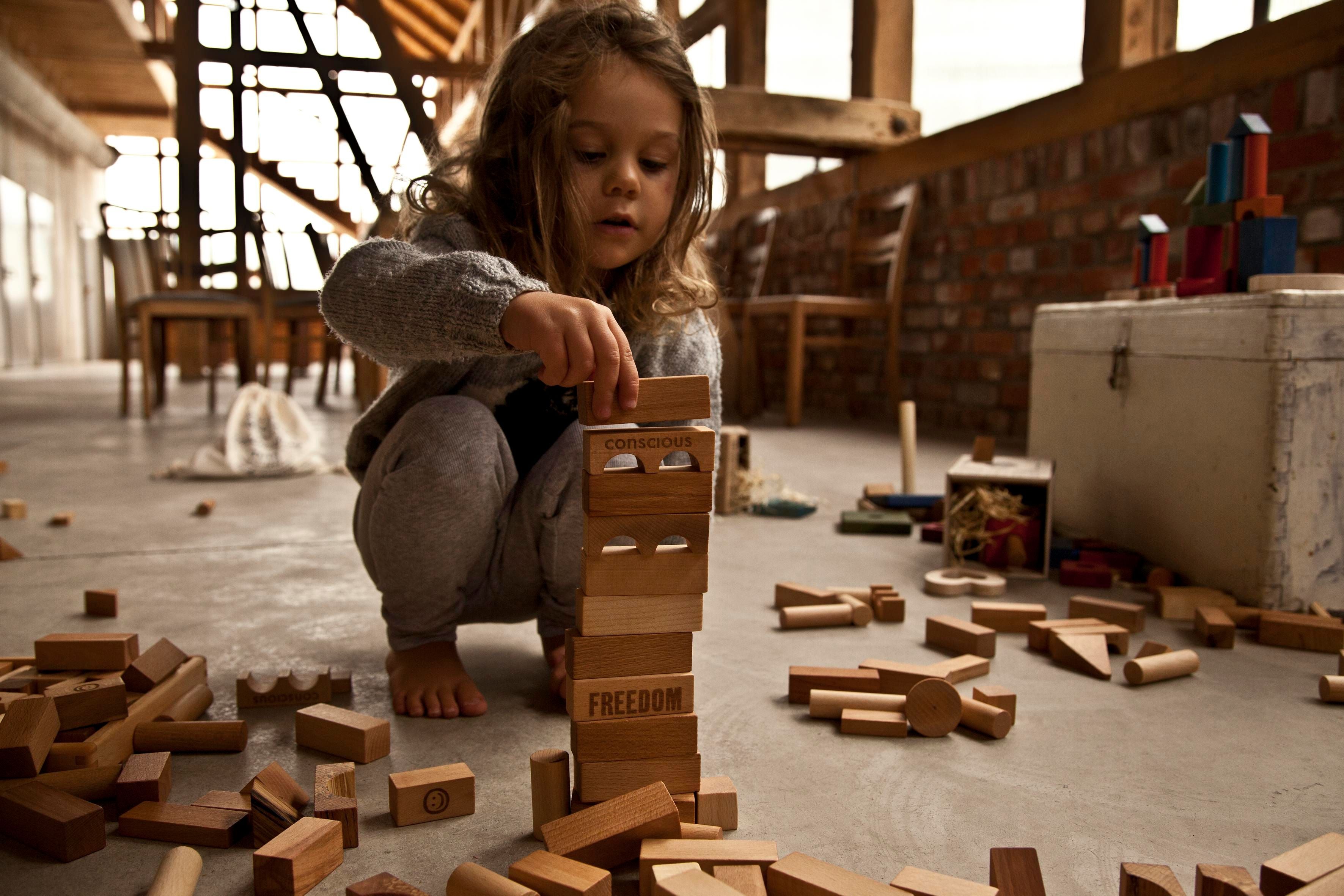 How Wooden Blocks Promote Child Development