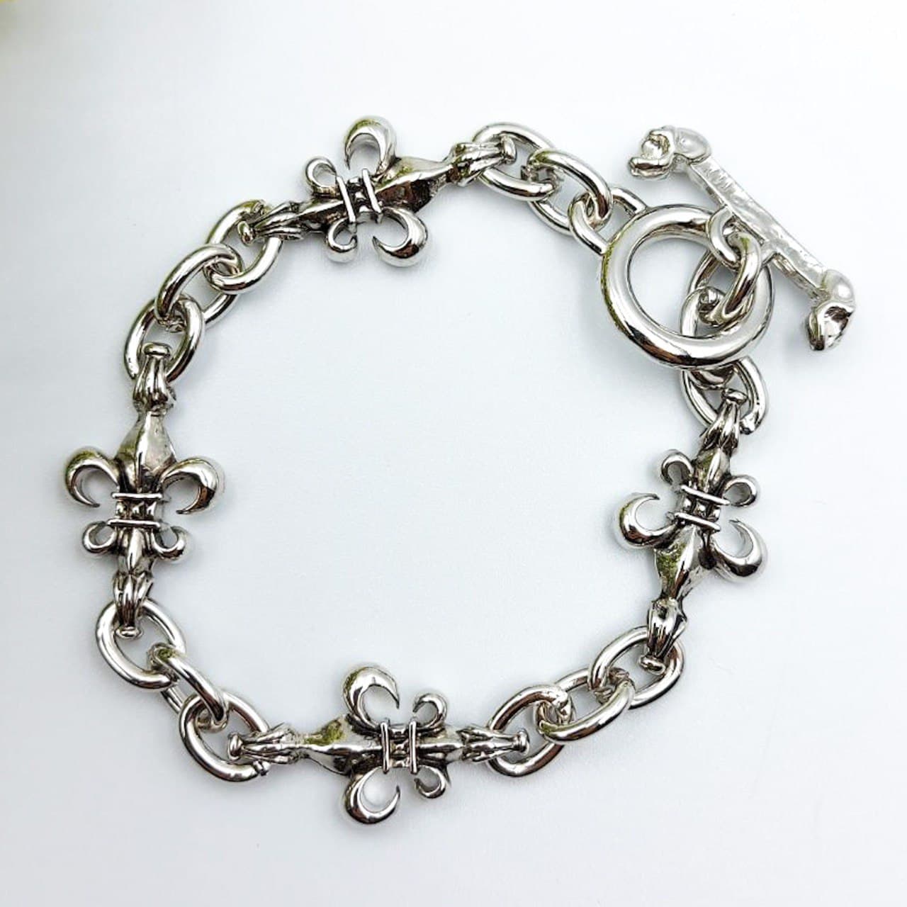 Vintage Sterling Silver DNA Bracelet | www.mclegal.info