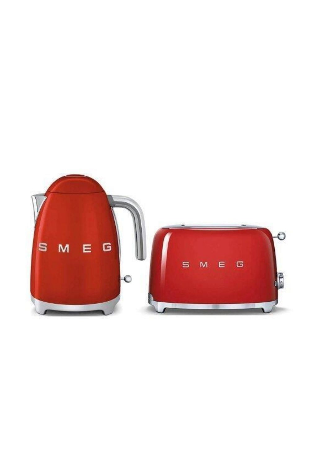 Smeg Bundle Set KLF03 Kettle & TSF01 2 Slice Toaster - Red from MagicVision