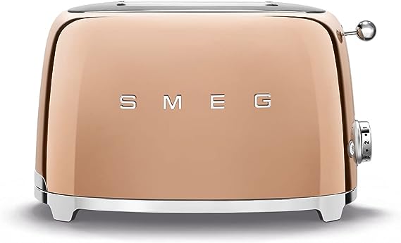 Smeg TSF01 Retro 2 Slice Toaster - Rose Gold from MagicVision