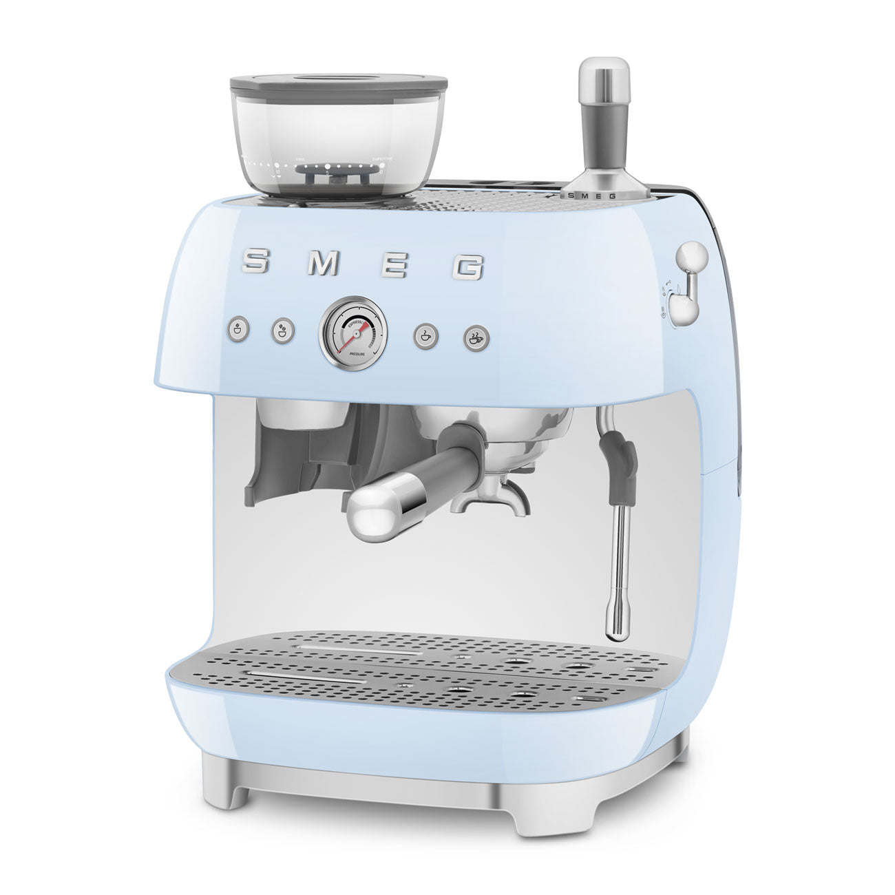 SMEG EGF03 Bean to Cup Coffee Machine - Pastel Blue from MagicVision