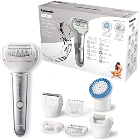 for Dry Compare 8 & Wet Women Panasonic Epilator Cordless LED Attachments Price & Light with ES-EL9A