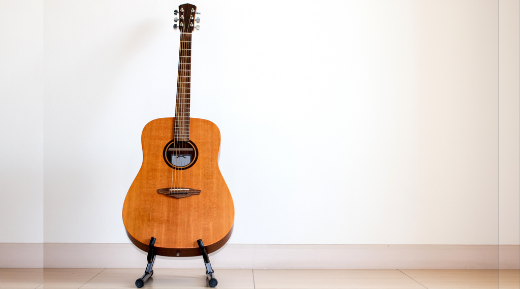 Guitar on guitar stand