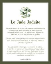 Charger l&#39;image dans la galerie, pierre jade jadéite vertus propriétés lithothérapie

