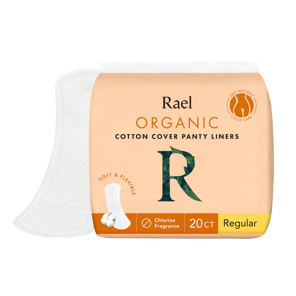 Rael Organic Cotton Menstrual Liner Pads -- 20 Pads - Vitacost