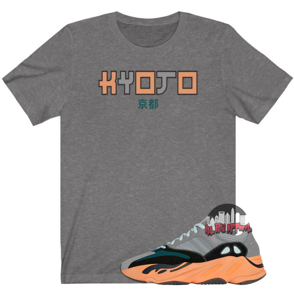 orange yeezy 700 shirt