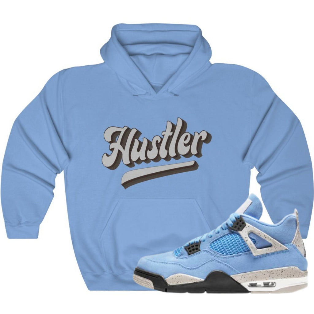 jordan 4 university blue hoodie