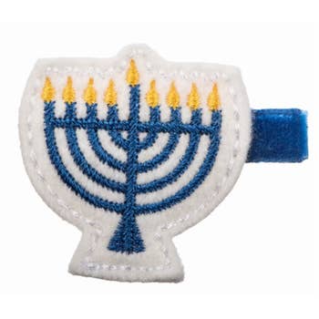 Hanukkah Hair ClipHair Clip