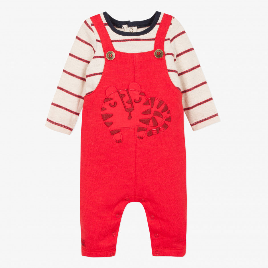 Catimini Baby Boy 2-in1 Jumpsuit in Red - Free Shipping! – The Girls ...