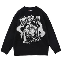 Load image into Gallery viewer, &quot;DON&#39;T CRY&quot; PRINTED KNITTED SWEATER