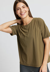 Billede af Loose Tee Vela - deep olive