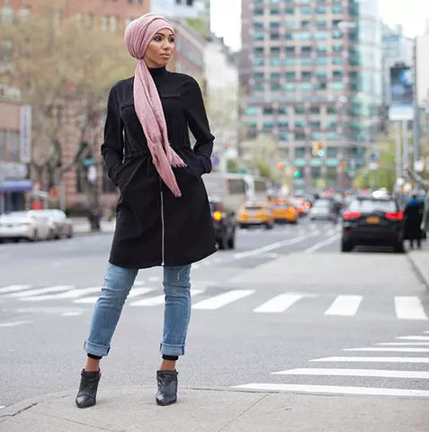 Hijab style with jeans