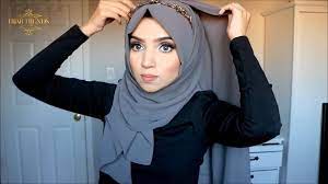 Hijab style for party