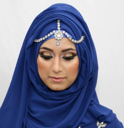hijab with maatha patti