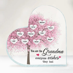 You Are The Grandma Everyone Wishes They Had - Personalized Acrylic Plaque, Gift For Grandma - Customizeaf™