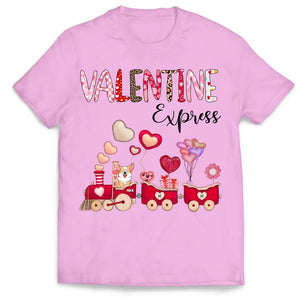 Valentine Express - Personalized T-Shirt, T-Shirt Gift For Dog Lover - TS1100 - Customizeaf™
