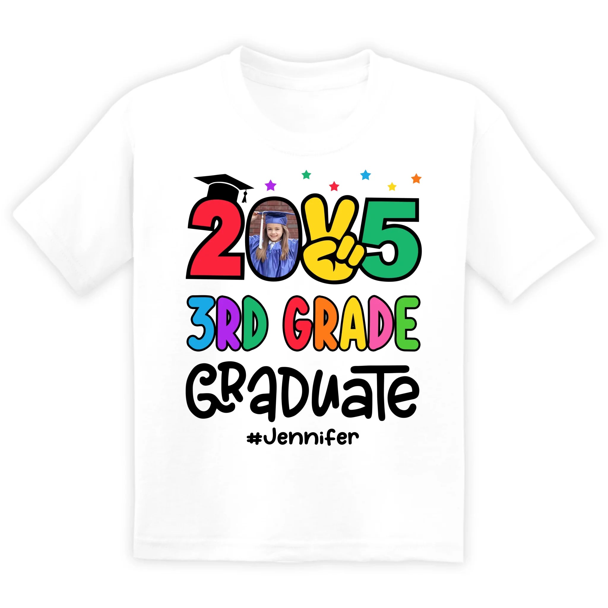 2025 Kindergarten Graduate - Personalized T-Shirt, Pre-K Kindergarten Graduation Gift For Kids, 2025 Pre-K Grad Shirt