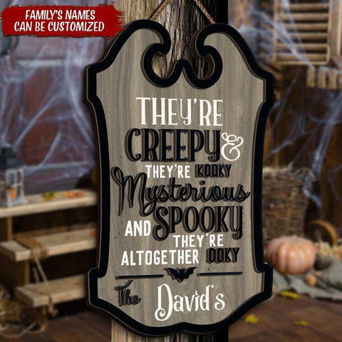 Personalized halloween sign