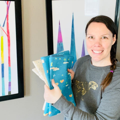 Photograph of Jo Simpson children's fabric and quilt pattern designer.