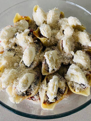 Stuffed Pasta Shells Cook and Pan - Vegetarian Easy and Fast Recipe