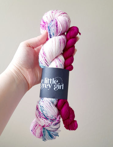 Little Grey Girl sock yarn. Alwyne 