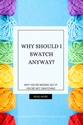 Why a beginner should always make a swatch when knitting. How to measure your tension and make a good swatch. What can you learn from making a swatch.