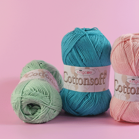 King cole cottonsoft dk. Colourful yarn for summer crochet