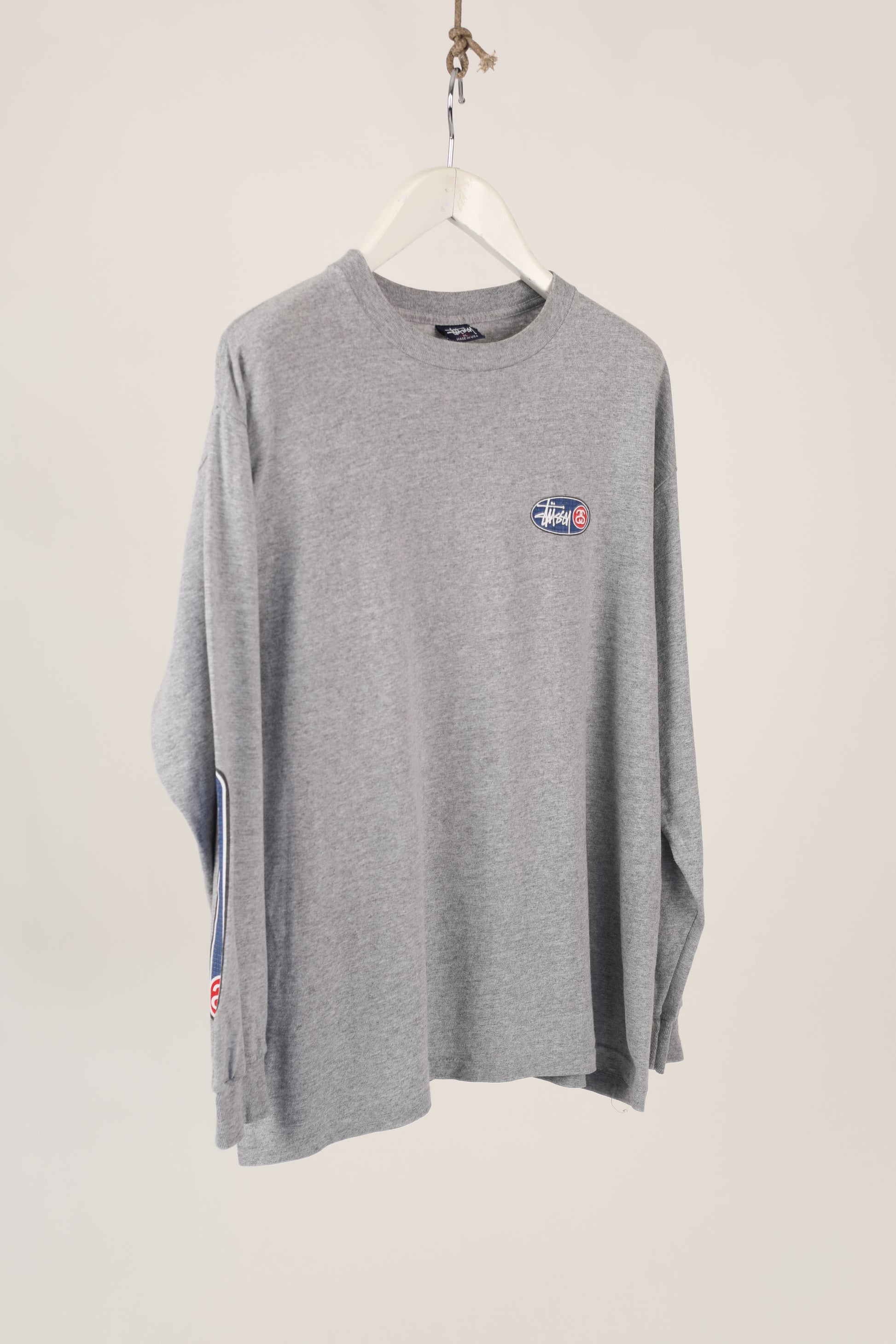 90s Stussy Long Sleeve single stitch T-shirt - Made in USA (XL