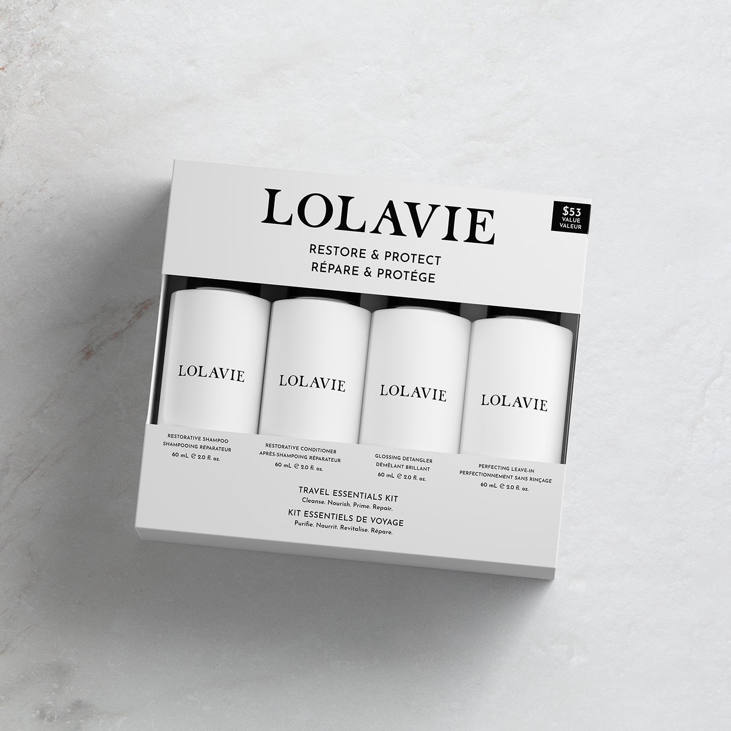 Lolavie Restore & Protect Travel Kit
