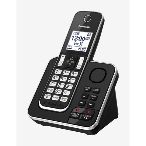 Panasonic KXTGD390B - Téléphone sans fil avec répondeur et un combiné