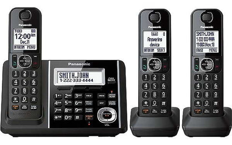 Panasonic KXTGF342B - Système téléphonique numérique sans fil avec répondeur