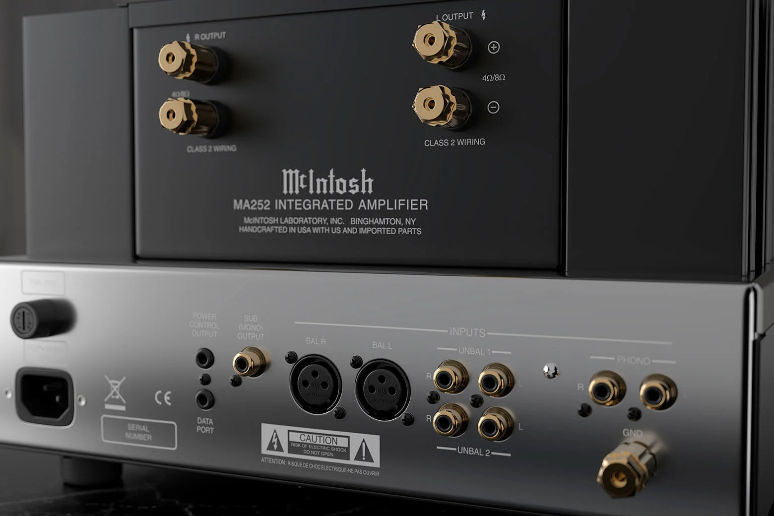 McIntosh MA252 connectique