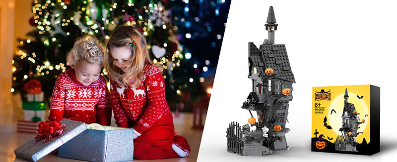 MOC Halloween Horror Game Character Widow Jack Model Building Blocks Toy  Sets
