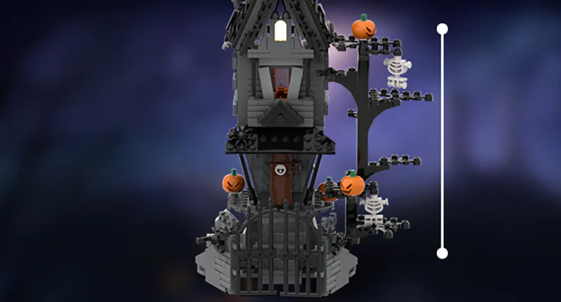 MOC Halloween Horror Game Character Widow Jack Model Building