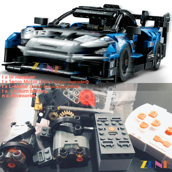 LEGO MOC 2022 Ford GT as RC-Version with Power Functions by RB