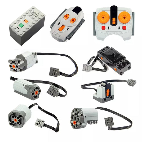 Compatible avec Lego Motor Power Building Blocks Toy Monster Motor Moc  Mechanical Group Plug-in Technology Spare Parts Set Yj5-2