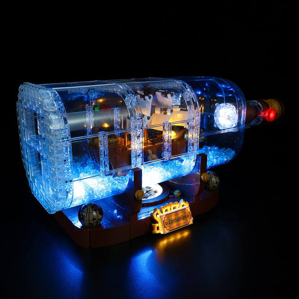 Brick Shine - LED Light Kit for Lego Titanic 10294 W/T Smoke System ( New)